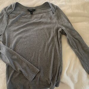Banana Republic Gray Long Sleeve Top